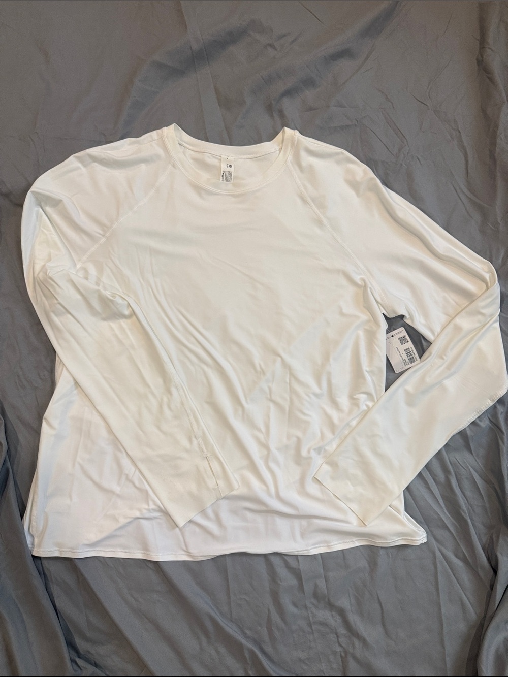 lululemon athletica Long Sleeve Crew Top in White